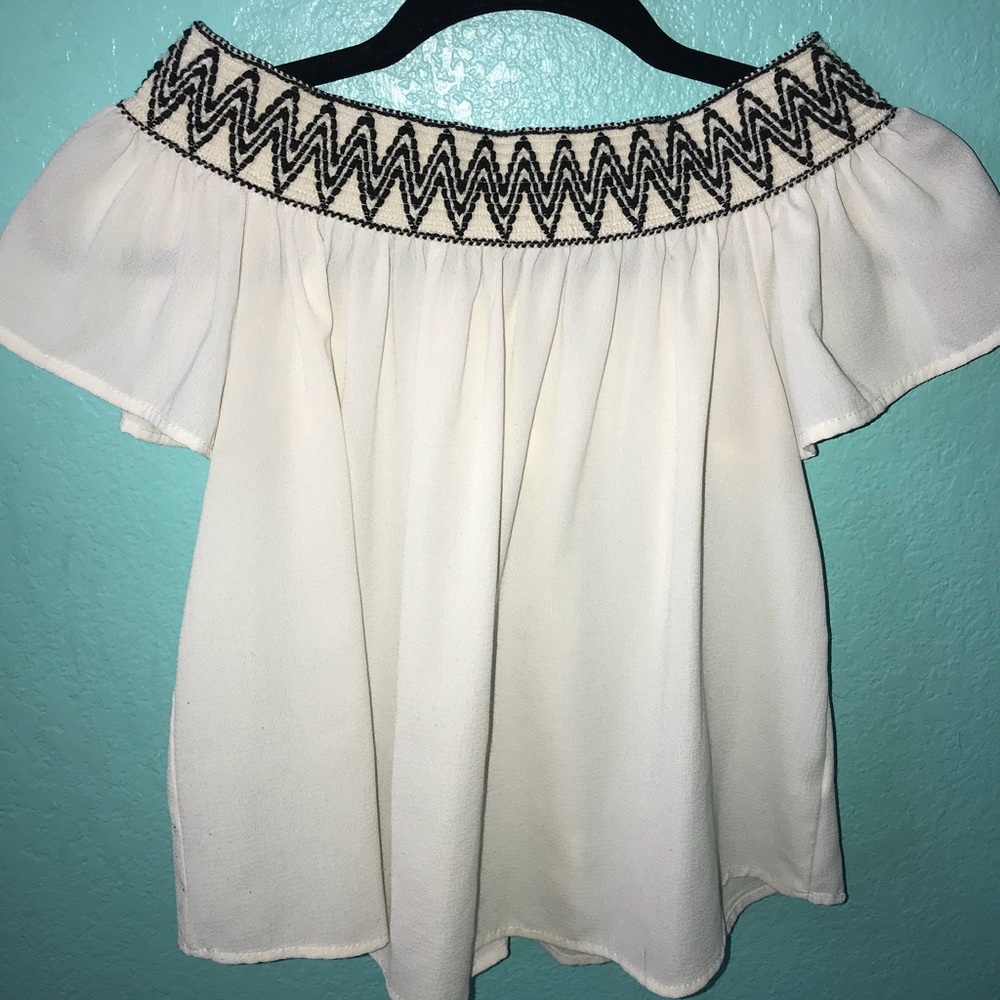 Off the shoulder top